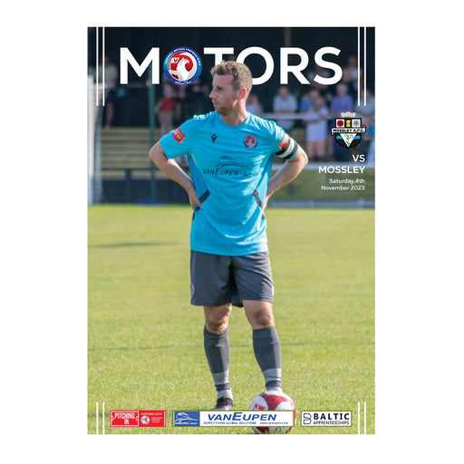 2023/24 #12 Vauxhall Motors v Mossley NPL West 04.11.23 Programme