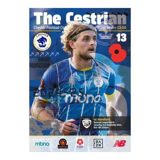 2024/25 #13 Digital Chester v Hereford 02.11.24 National League North Digital Programme