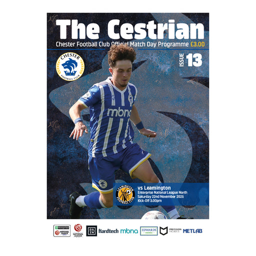 2025/26 #13 Chester v Leamington 22.11.25 National League North Printed Programme