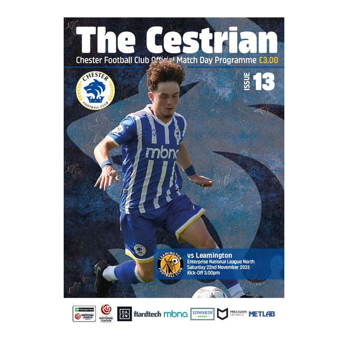 2025/26 #13 Chester v Leamington 22.11.25 National League North Printed Programme