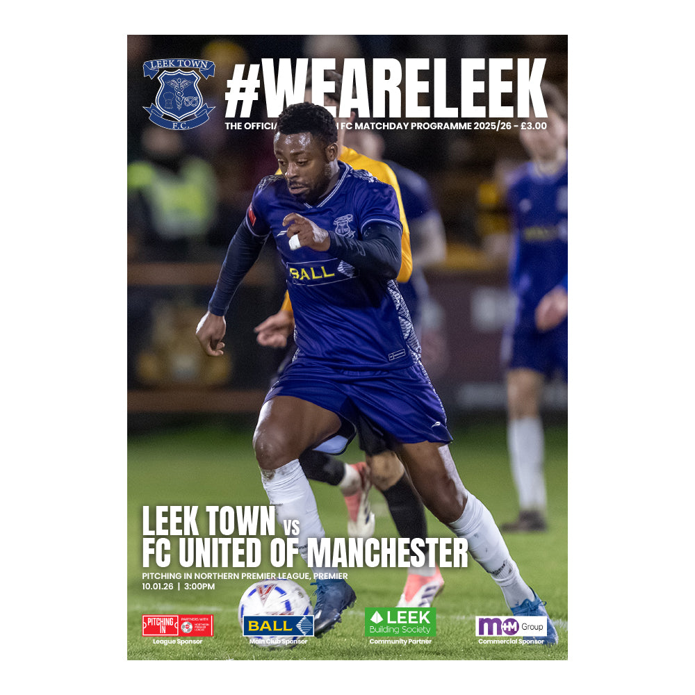 Leek Town Football Club Programmes
