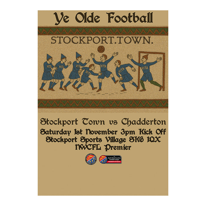 2025/26 #13 Digital Stockport Town v Chadderton NWCFL 01.11.25 Digital PDF Programme