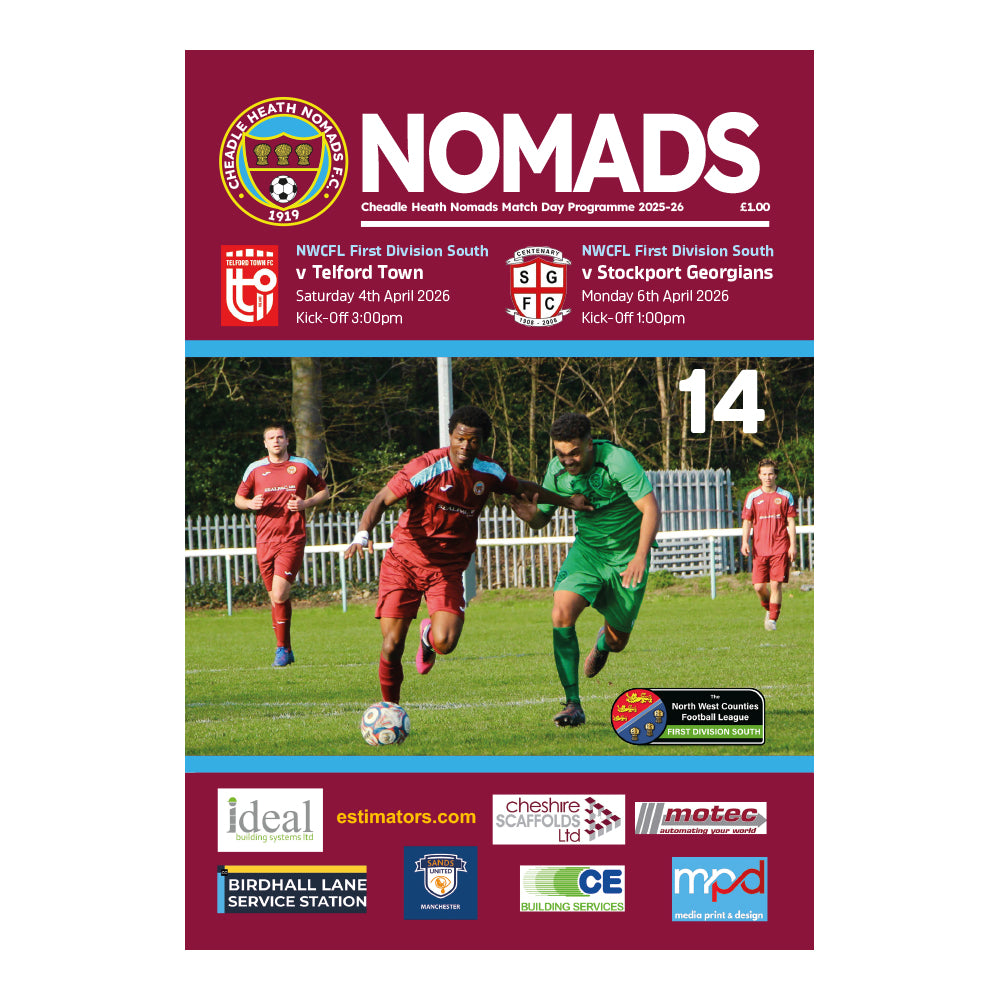 Cheadle Heath Nomads Football Club Programmes
