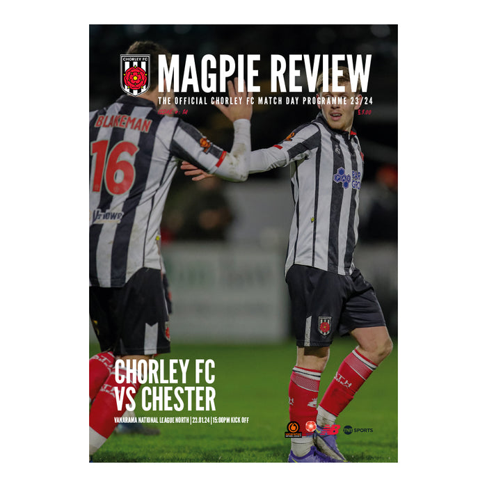 2023/24 #14 Chorley v Chester National League North 23.01.24 Printed Programme