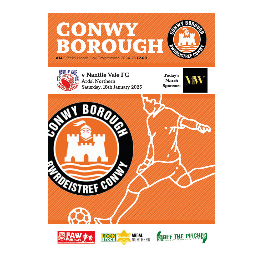 Conwy Borough Football Club Programmes