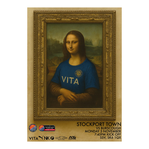 14 Stockport Town v Burscough 03.11.25 NWCFL Programme cover