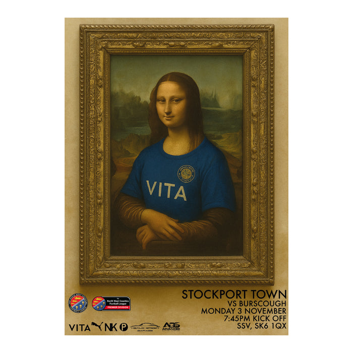 14 Stockport Town v Burscough 03.11.25 NWCFL Programme cover