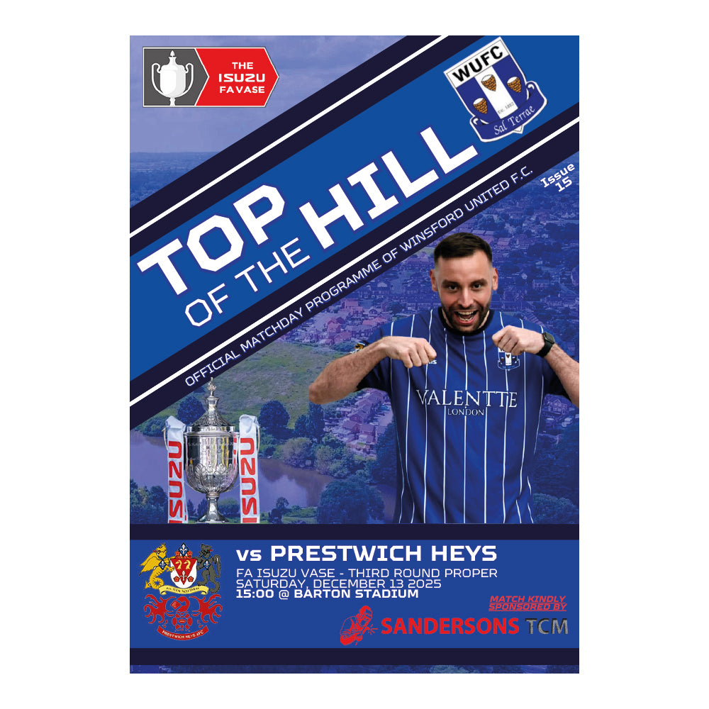 Winsford United Football Club Programmes