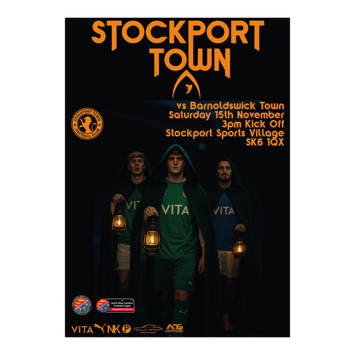 2025/26 #16 Digital Stockport Town v Barnoldswick Town NWCFL 15.11.25 Digital PDF Programme