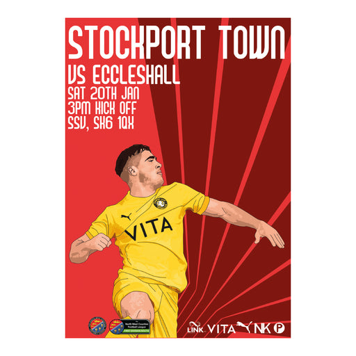 2023/24 #16 Digital Stockport Town v Eccleshall NWCFL 20.01.24 Digital PDF Programme