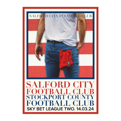 2023/24 #20 Salford City v Stockport County SkyBet League 2 14.03.24 Programme
