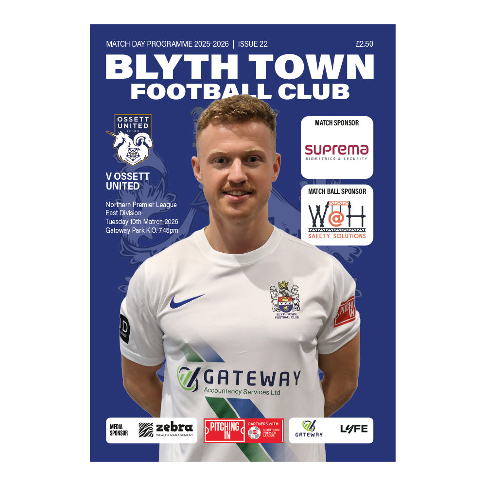 Blyth Town Football Programmes