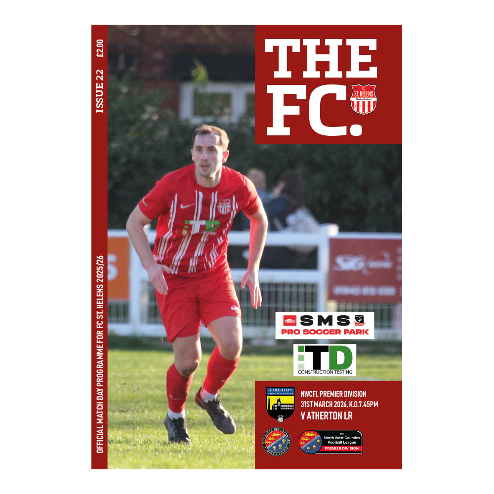FC St Helens Football Programmes