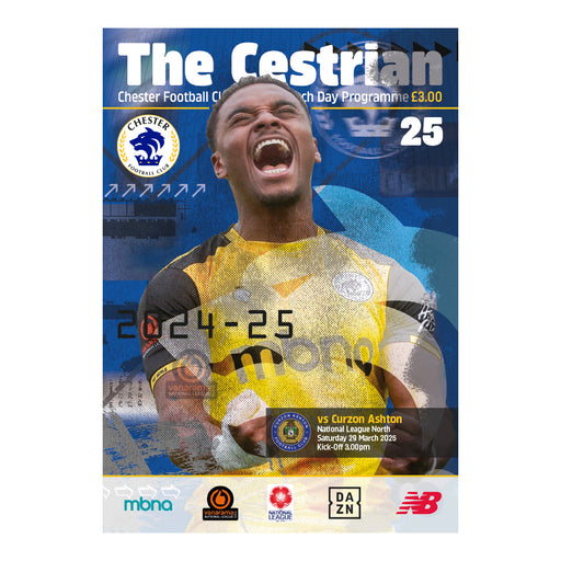 2024/25 #25 Digital Chester v Curzon Ashton 29.03.24 National League North Digital Programme
