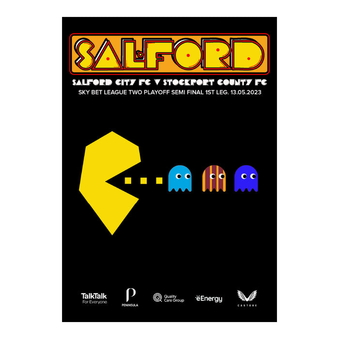 2022/23 #25 Salford City v Stockport County SkyBet League 2 Play Off Semi Final 13.05.23 Programme