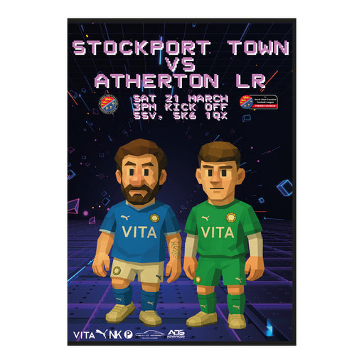 2025/26 #26 Stockport Town v Atherton LR NWCFL 21.03.26 Printed Programme