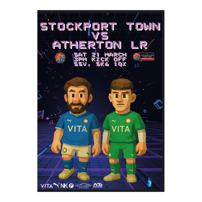 2025/26 #26 Stockport Town v Atherton LR NWCFL 21.03.26 Printed Programme