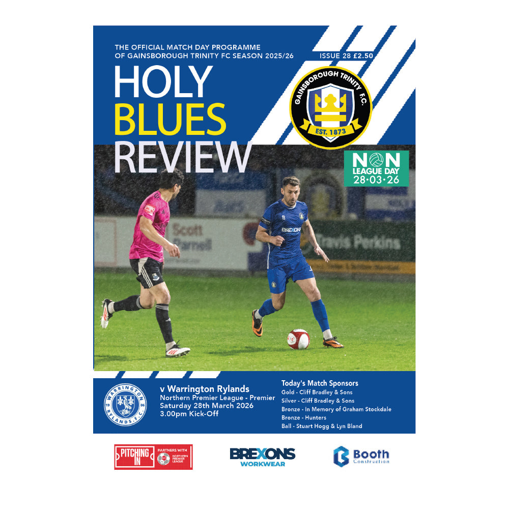 Gainsborough Trinity Football Club Programmes