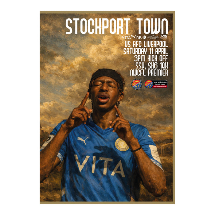 2025/26 #29 Digital Stockport Town v AFC Liverpool NWCFL 11.04.26 Digital PDF Programme