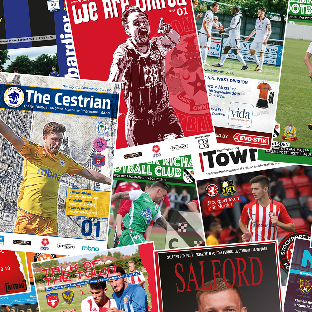 Match Day Creative Football Programmes Printer Design Publisher sales