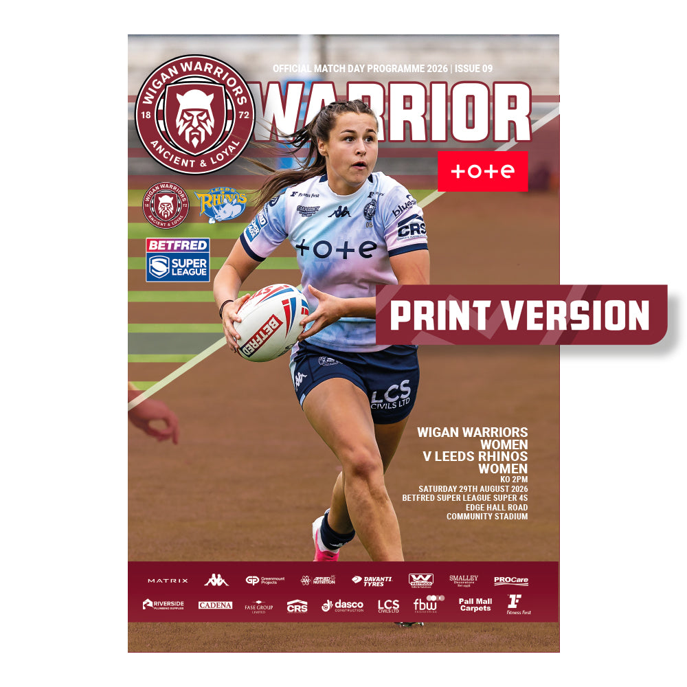 Wigan Warriors Rugby Programmes