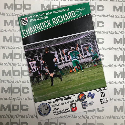 Charnock Richard v Barton Town Programme