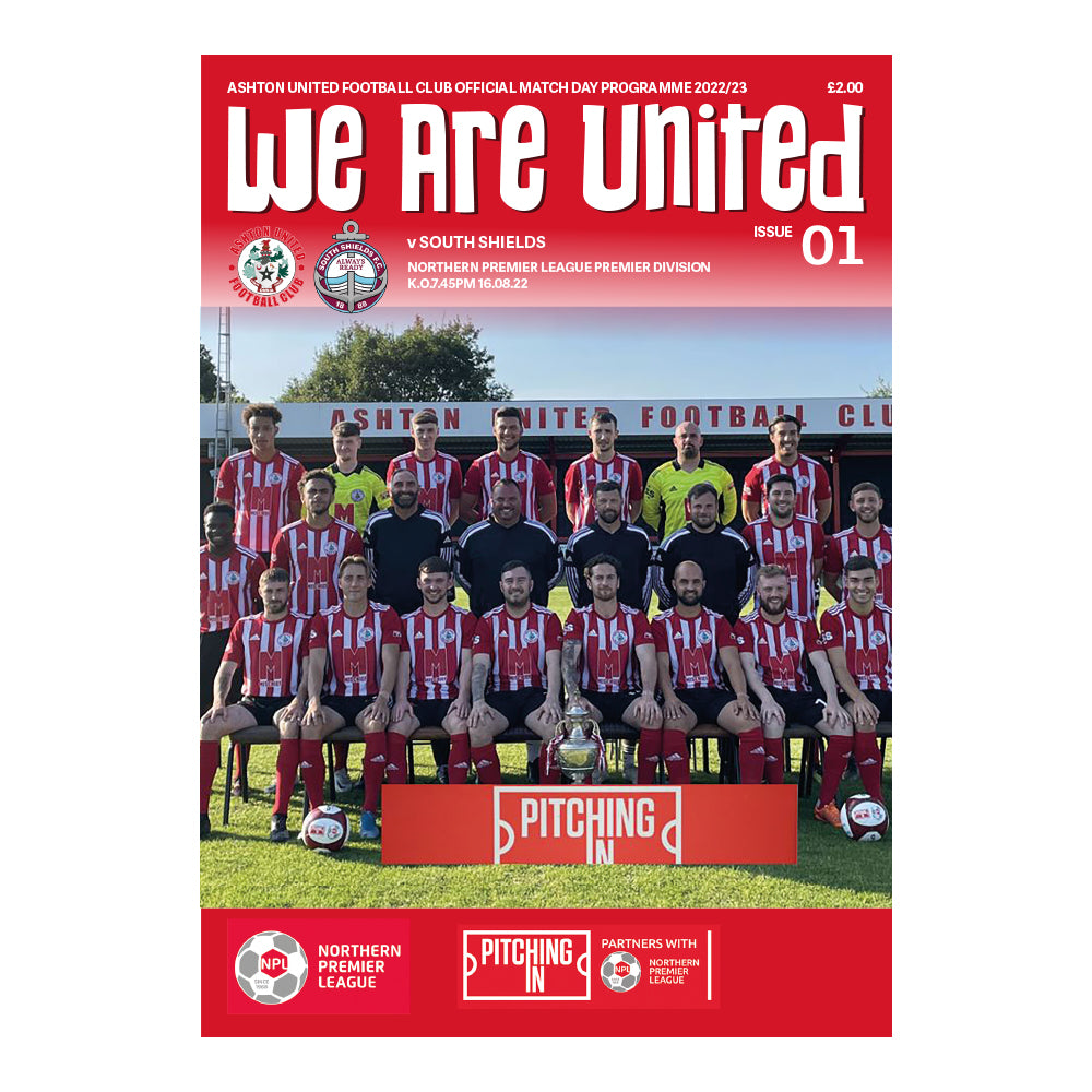 Ashton United Football Club Programmes