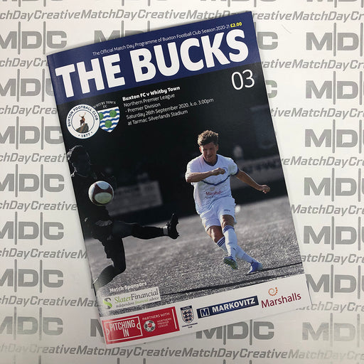 Buxton v Whitby Town Programme