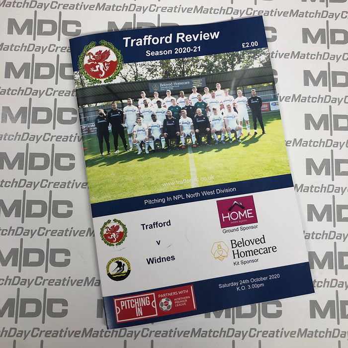 2020/21 #03 Trafford v Widnes NPL 24.10.20 Digital Programme