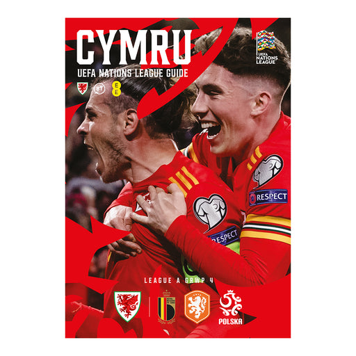 2022 #03 Cymru (Wales) UEFA Nations League Guide - Netherlands, Belgium & Poland. Printed programme