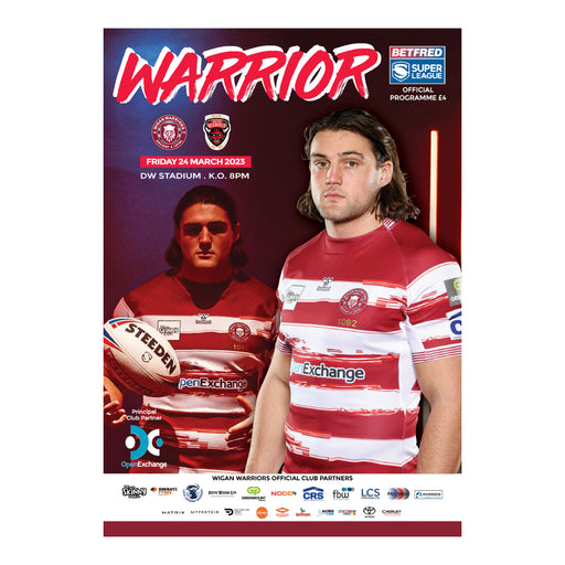 03 Wigan Warriors v Salford Red Devils Betfred Super League 24.03.23 Digital Programme