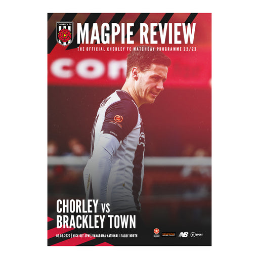 2022/23 #04 Chorley v Brackley Town National League North 03.09.22 Printed Programme