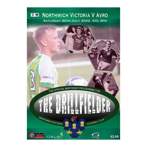 2022/23 #04 Northwich Victoria v Avro 30.07.22 NWCFLProgramme