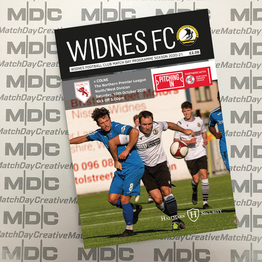 Widnes v Colne Programme