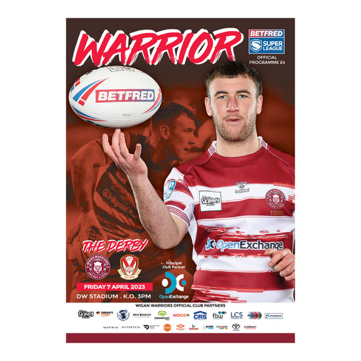 04 Wigan Warriors v St Helens Betfred Super League 07.04.23 Digital Programme