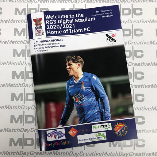 Irlam v Charnock Richards Programme