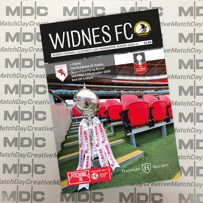 Widnes v Colne FA Trophy Programme