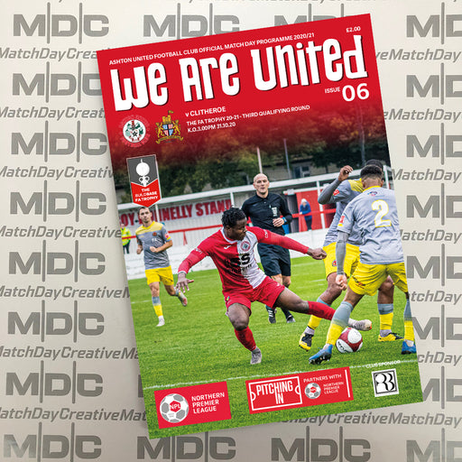 Ashton United v Clitheroe Programme