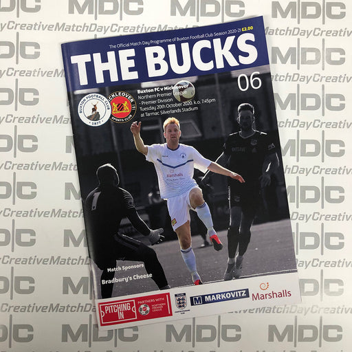 Buxton v Mickleover Programme