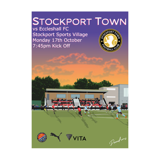 2022/23 #06 Digital Stockport Town v Eccleshall NWCFL 17.10.22 Digital PDF Programme