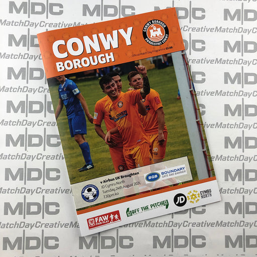 2021/22 #07 Conwy Borough v Airbus UK Broughton 24.08.21 JD Cymru North Programme