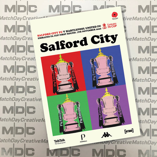 Salford City v Hartlepool United FA Cup Programme