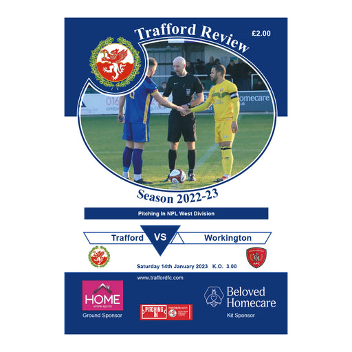 2022/23 #16 Trafford v Workington NPL West 14.01.23 Digital Programme