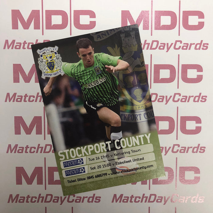 Stockport County Sean McConville Trading Card