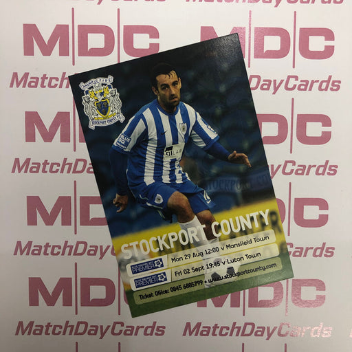 Stockport County John Miles Trading Card