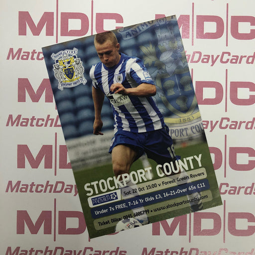 Stockport County Danny Rowe Trading Card