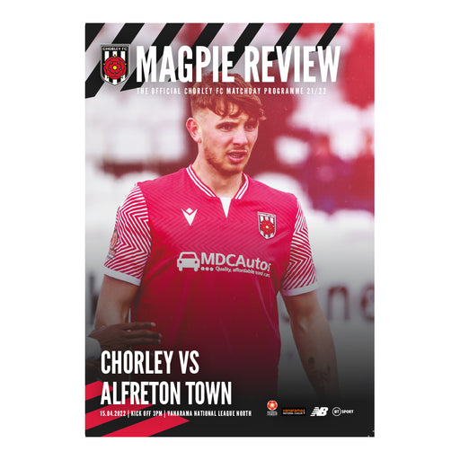 2021/22 #20 Chorley v Alfreton Town National League North 15.04.22 Printed Programme