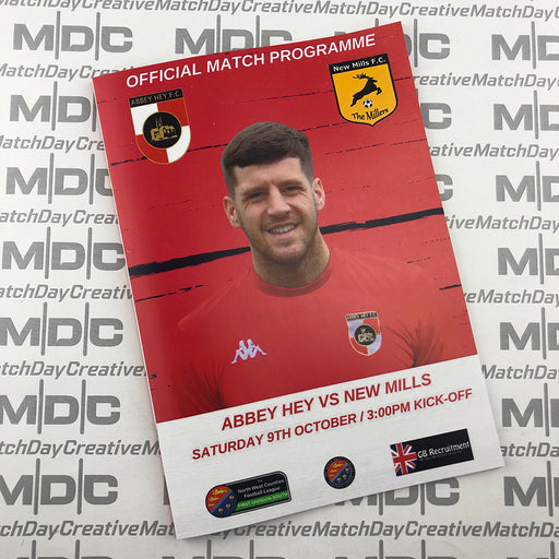 2021/22 #10 Abbey Hey v New Mills 09.10.21 NWCFL Programme