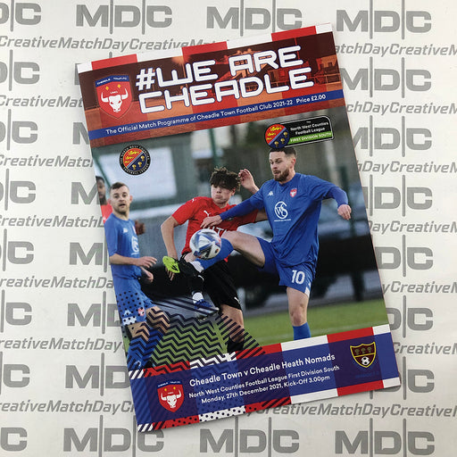 2021/22 #16 Cheadle Town v Cheadle Heath Nomads NWCFL 27.12.21 Programme