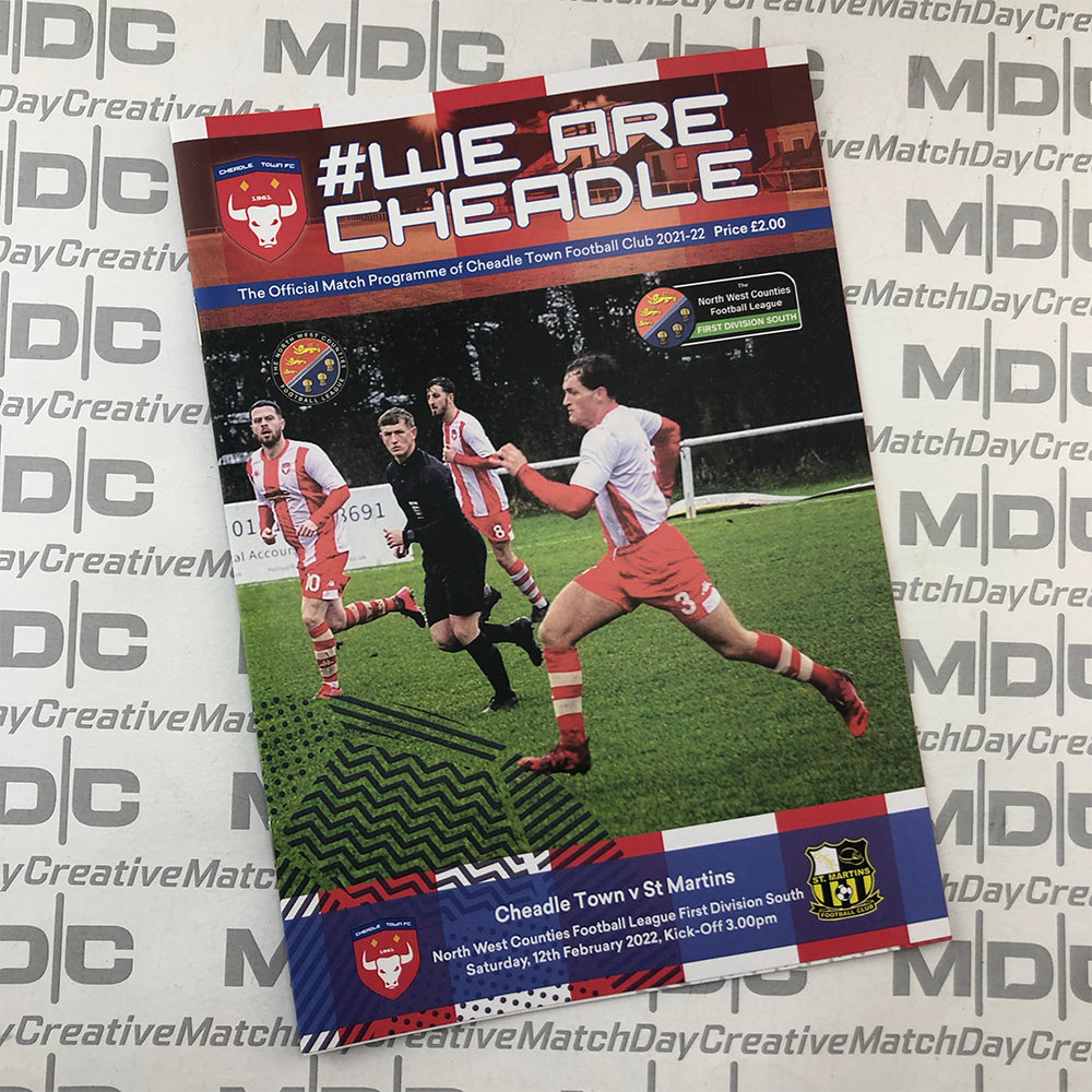 St Martins Football Club Programmes
